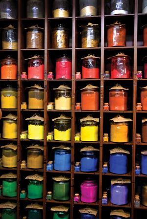 A colourful history of pigments