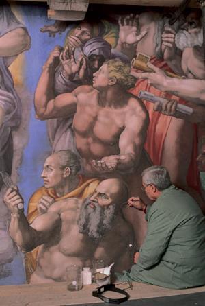 restoring a fresco