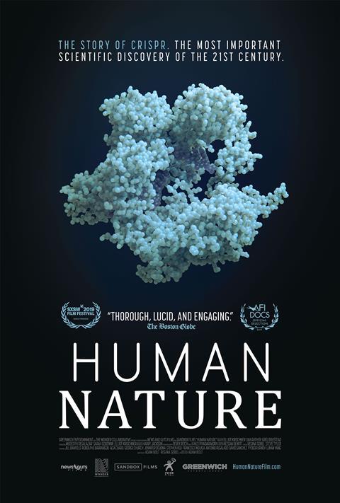 An image showing the film poster of Human nature