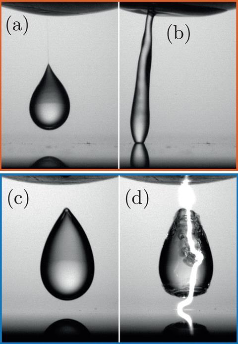 Bouncing leidenfrost droplets overcharge