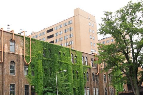 The exterior of the School of Science at Hokkaido University