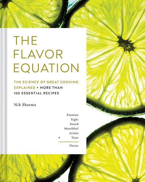 An image showing the book cover of The flavor equation