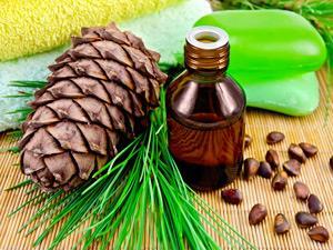 pine cone and cedrol