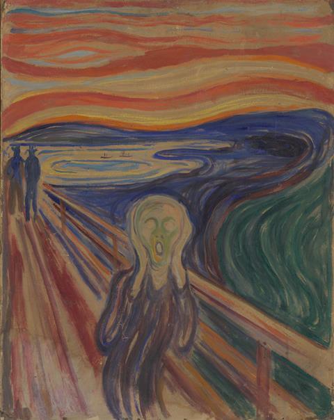 A photograph of The Scream