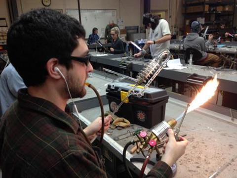 Glass blowing