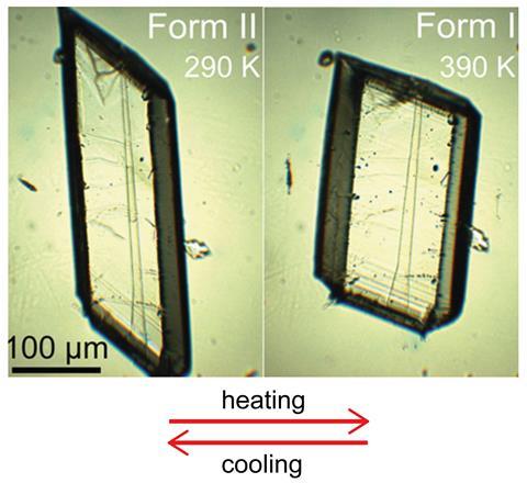 1217CW -  Feature - Terephthalic acid phase transitions between form I and II