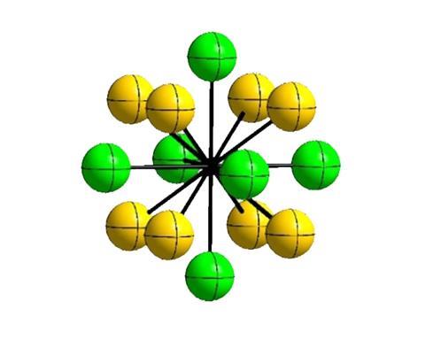 An image showing a section of the crystal structure of beta-F2