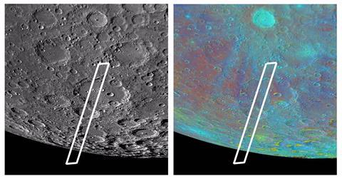 An image showing a zoomed Clavius map