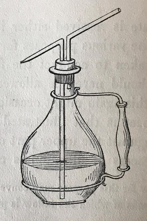 An image showing a wash bottle drawing 