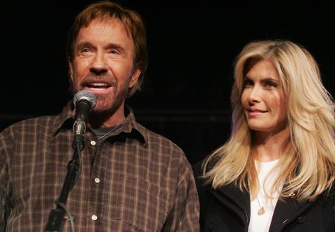 Chuck Norris and Gena O'Kelley