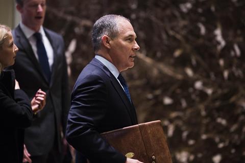 scott pruitt new EPA head