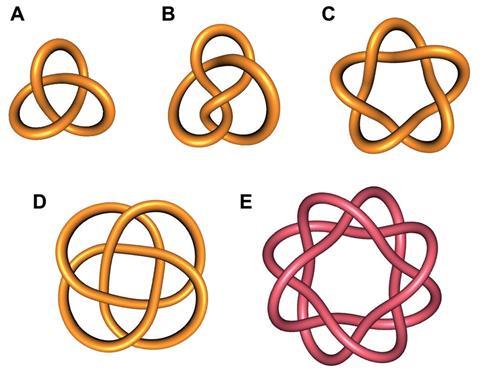 Topological images of molecular knots