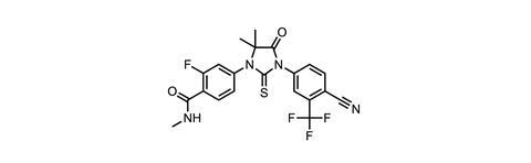 Enzalutamide (Xtandi) chemical structure 