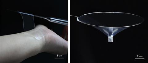 Hydrogels displaying flexibility, comformability and mechanical durability