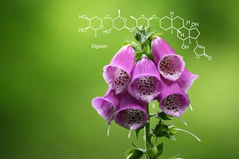 0318CW - Microbiome Feature - Foxglove and Digoxin chemical structure 