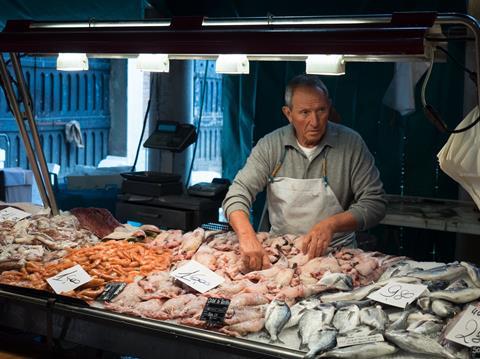 Venice fishmonger