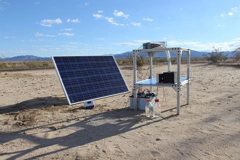 An image showing a MOF water harvester