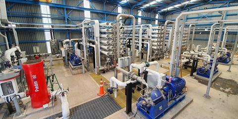 Nitto’s reverse osmosis system at Tocopilla