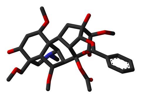 Aconitine structure