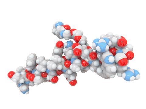 Space filling molecular structure of semaglutide