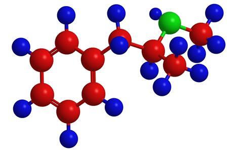  Methamphetamine molecule