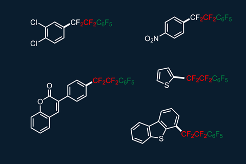 An image showing chemical structures