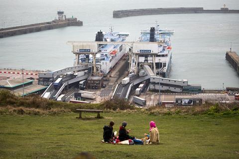 An image showing ships at Dover