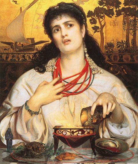 Medea by Anthony Frederick Augustus Sandys (painted 1866-68)