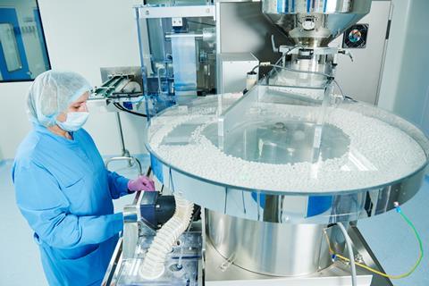 Tablet manufacturing in a lab