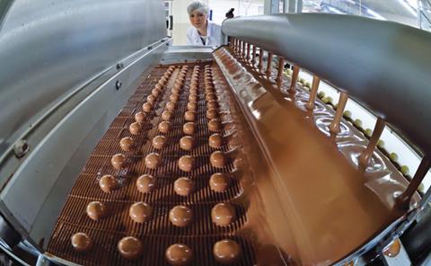 hershey chocolate production process