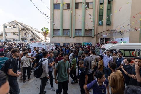 Israeli attack on Gaza university