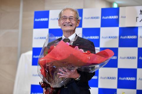 An image showing Akira Yoshino after having learnt about winning the 2019 Nobel prize in Chemistry