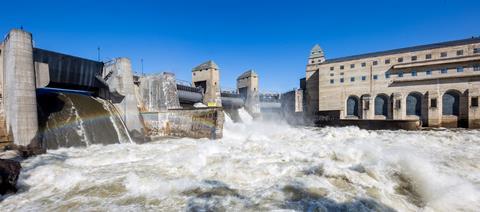 Hydroelectric power plant in Norway, providing green energy to the world. 