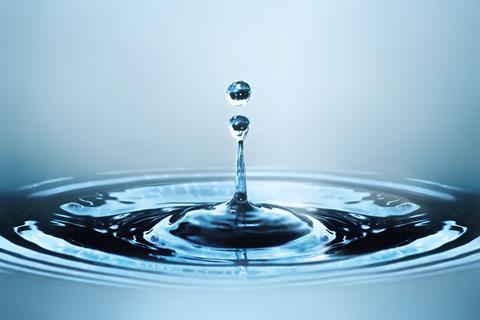 An image showing a droplet of water