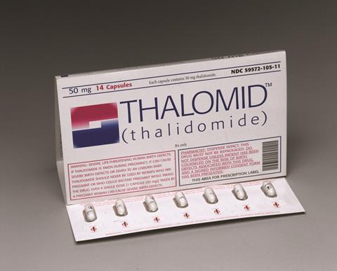 0418CW - Business Feature - Thalomid drug capsules