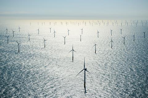 An image showing a wind farm