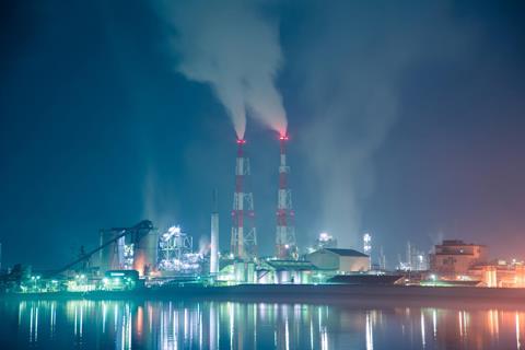 Chemical plant emissions