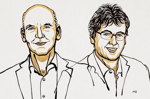 An image showing the laureates for the Nobel prize in Chemistry 2021