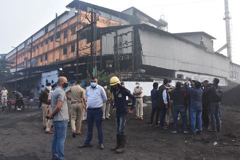 People outside building affected by gas leak