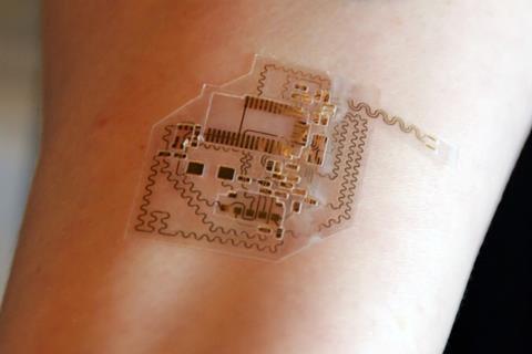 Profusa's implanted sensors may communicate with a flexible, wearable component