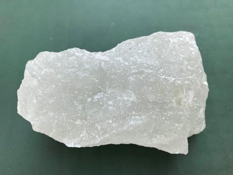 A lump of alum crystal