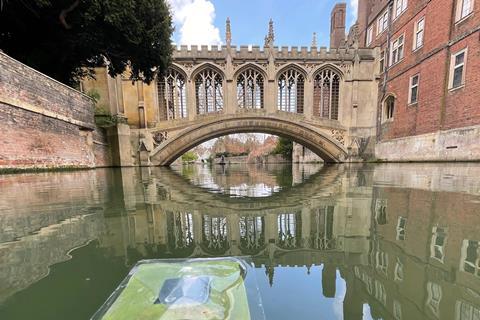 Bridge of Sighs with artificial leaf