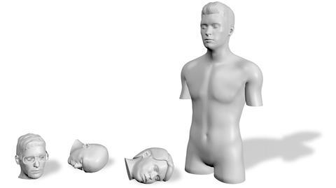 Crispr - constructing designer bodies concept illustration