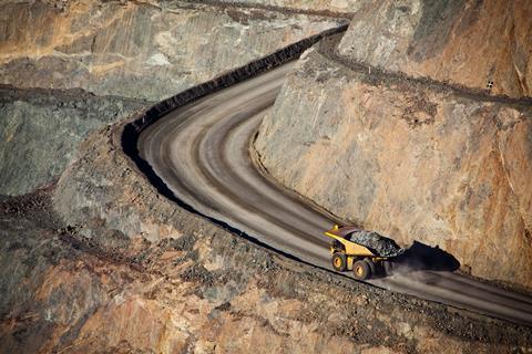 Open cast mine in western australia