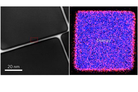 Characterization of Ag–Pt nanocubes