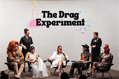 The drag experiment