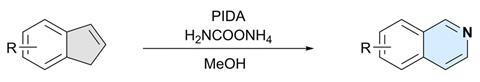 L’édition squelettique fournit une voie simple pour accéder aux isoquinoléines