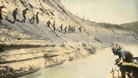The Athabasca Tar Sands in Alberta, Canada c. 1900-1930