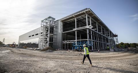 An image showing the building of the Vaccines Manufacturing and Innovation Centre