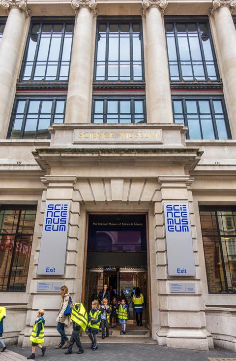 An image showing a school visit at the Science Museum in London